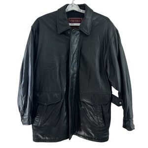 Couture by J. Park Black Leather Jacket Soft Lambs Leather Men's‎ M